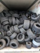 semi trailer of small tires such as atv utv golf cart smaller industrial and vehicle tires approx 1,