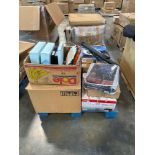 Misc pallet- Sinage, Robo vac, rod case, Seat covers and more