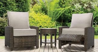 Lazy Boy Outdoor 3 Piece recliner set