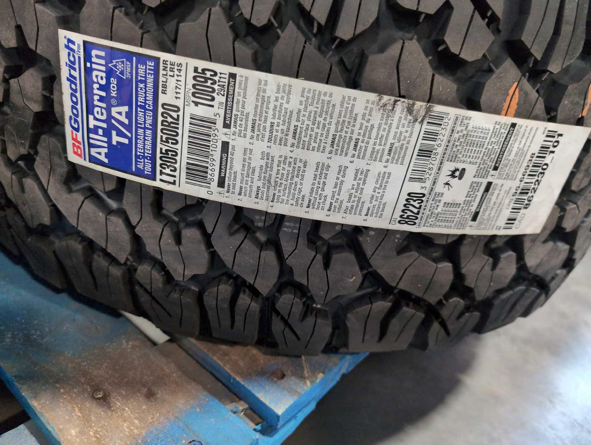 Pair of Fullway HS266 Tires, and Pair of Bfgoodrich All terrain tires - Image 8 of 10