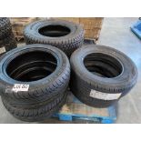 Pair of Good Year wrangler tires, Forceum Hena pair of tires and Sceptor 4xs tires