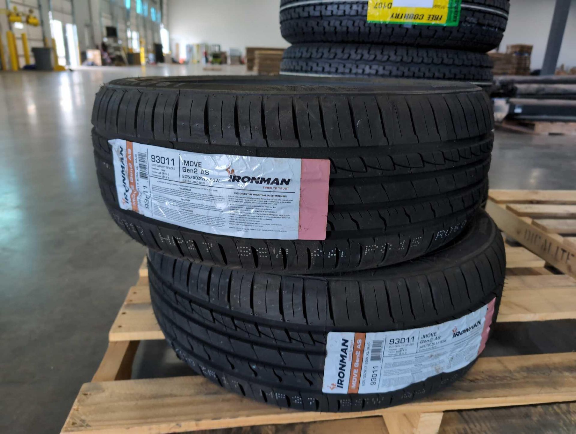 Pair of Ironman imove Gen2 AS tires, 4 Free Country D107 tires - Image 4 of 7