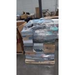 pallet of shoes including echo Keen vionic Brooks Hoka Altra and more