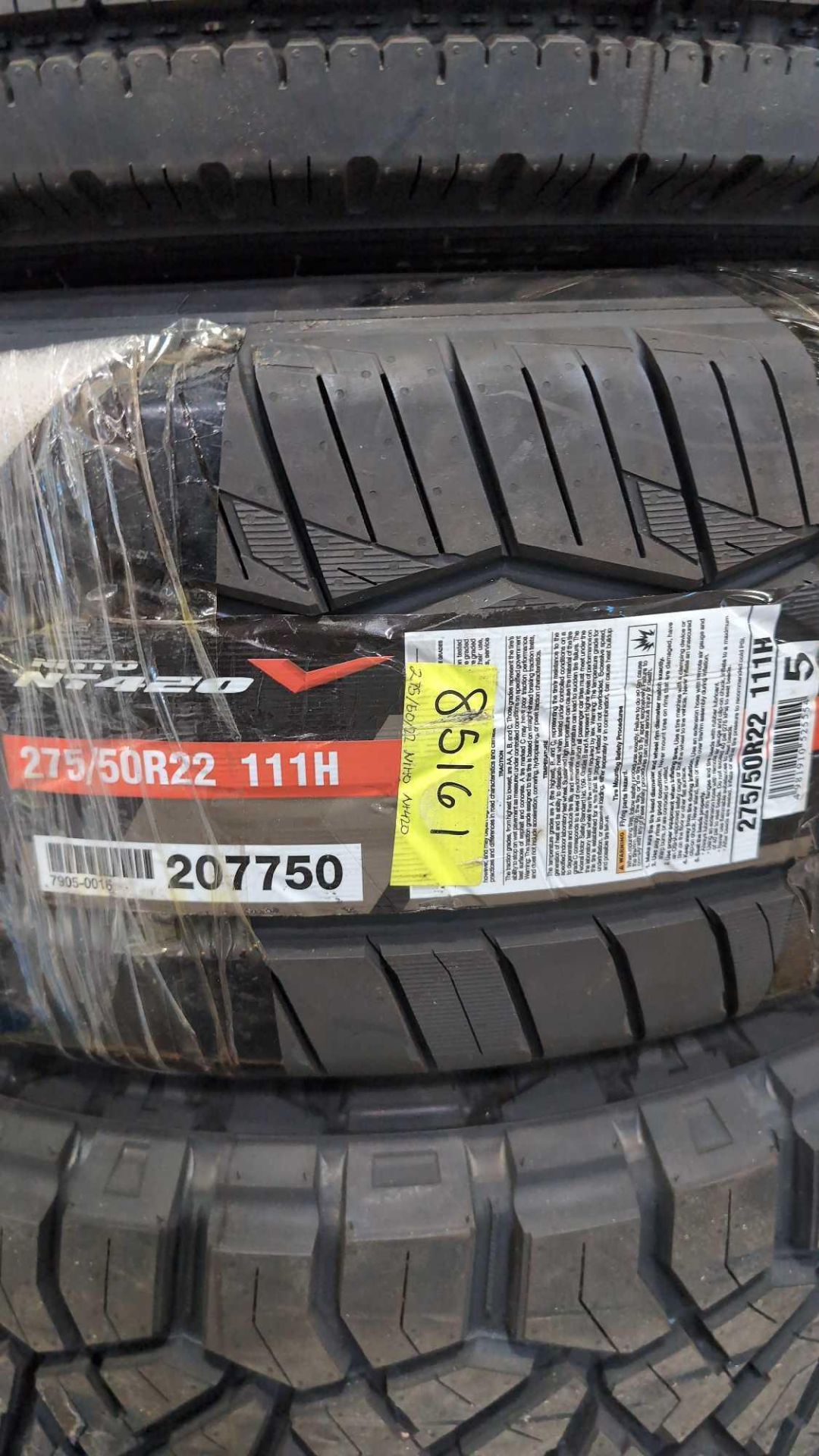 pallet of tires with wheels - Image 2 of 4