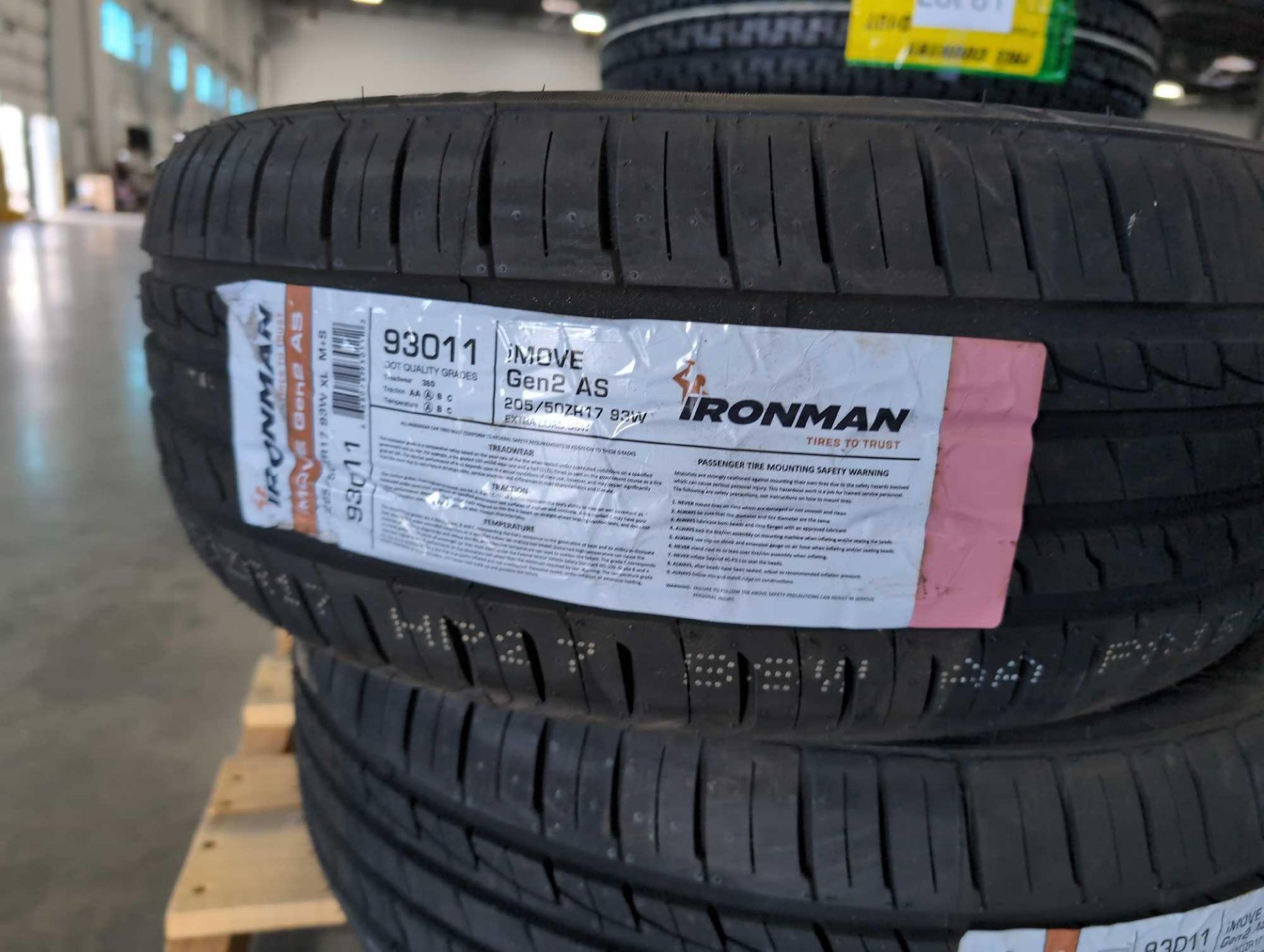 Pair of Ironman imove Gen2 AS tires, 4 Free Country D107 tires - Image 2 of 7