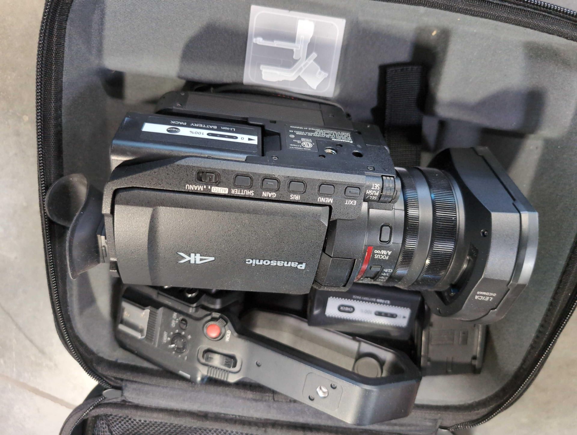 Panasonic 4k video camera - Image 2 of 7