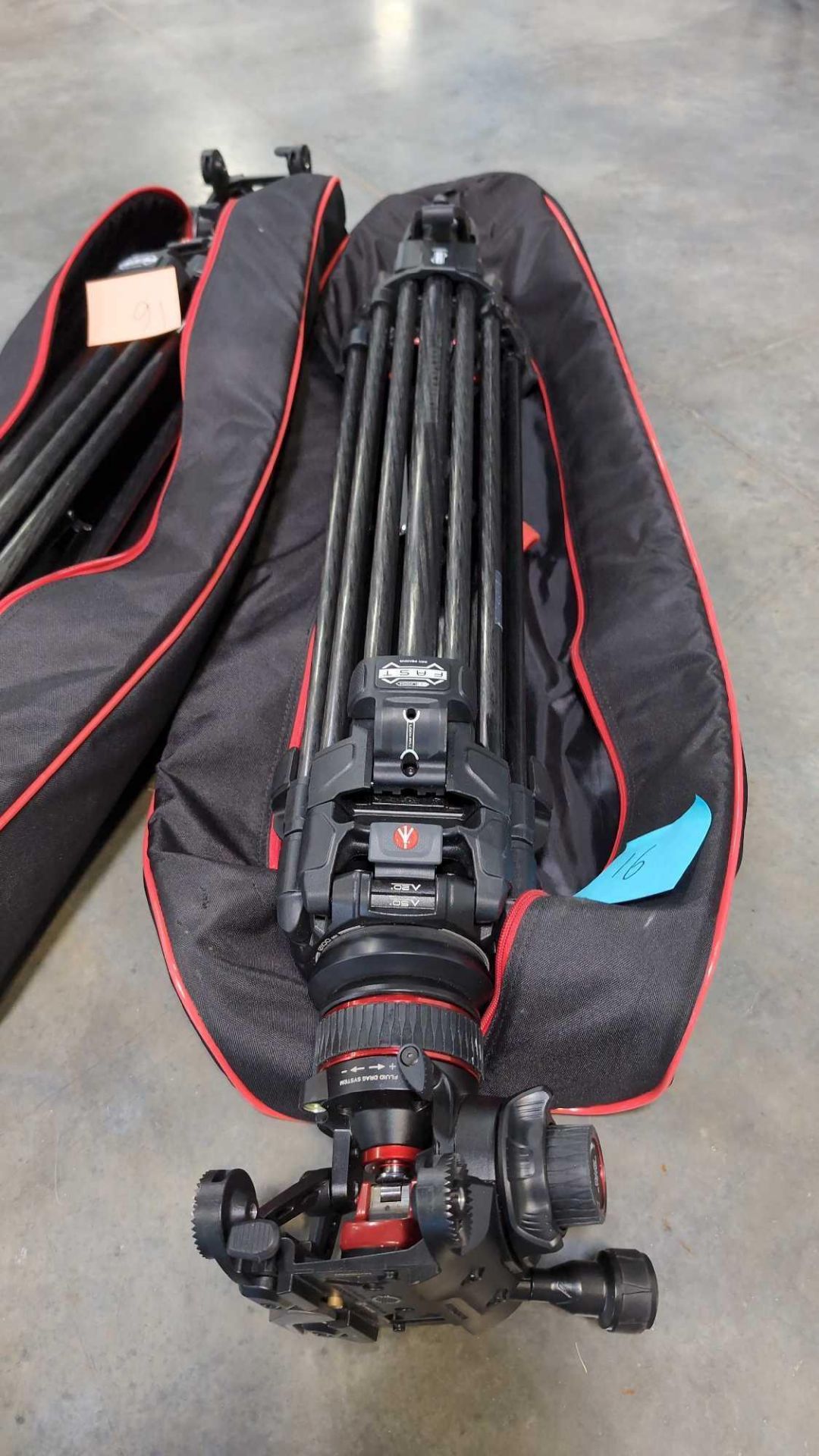 (2) manfrotto tripods - Image 2 of 5