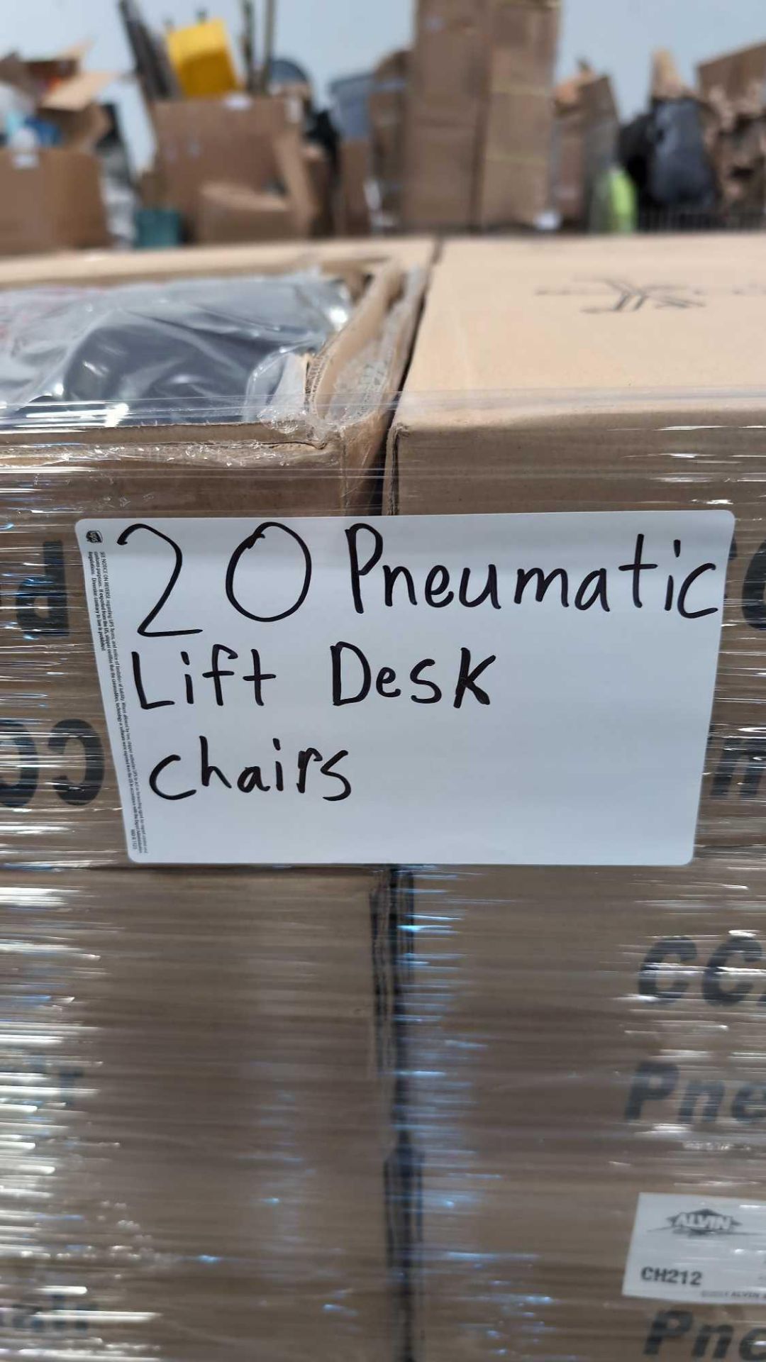 20 Pneumatic Lift Desk Chairs - Image 2 of 5