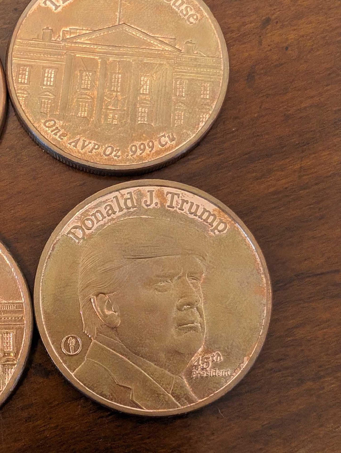 (18) Donald J. Trump Copper Coins - Image 4 of 4