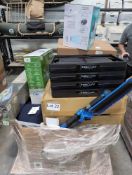 Woozo fan, Instacrates, Storage bins, camp cot, h2oGo and more ( customer returns)