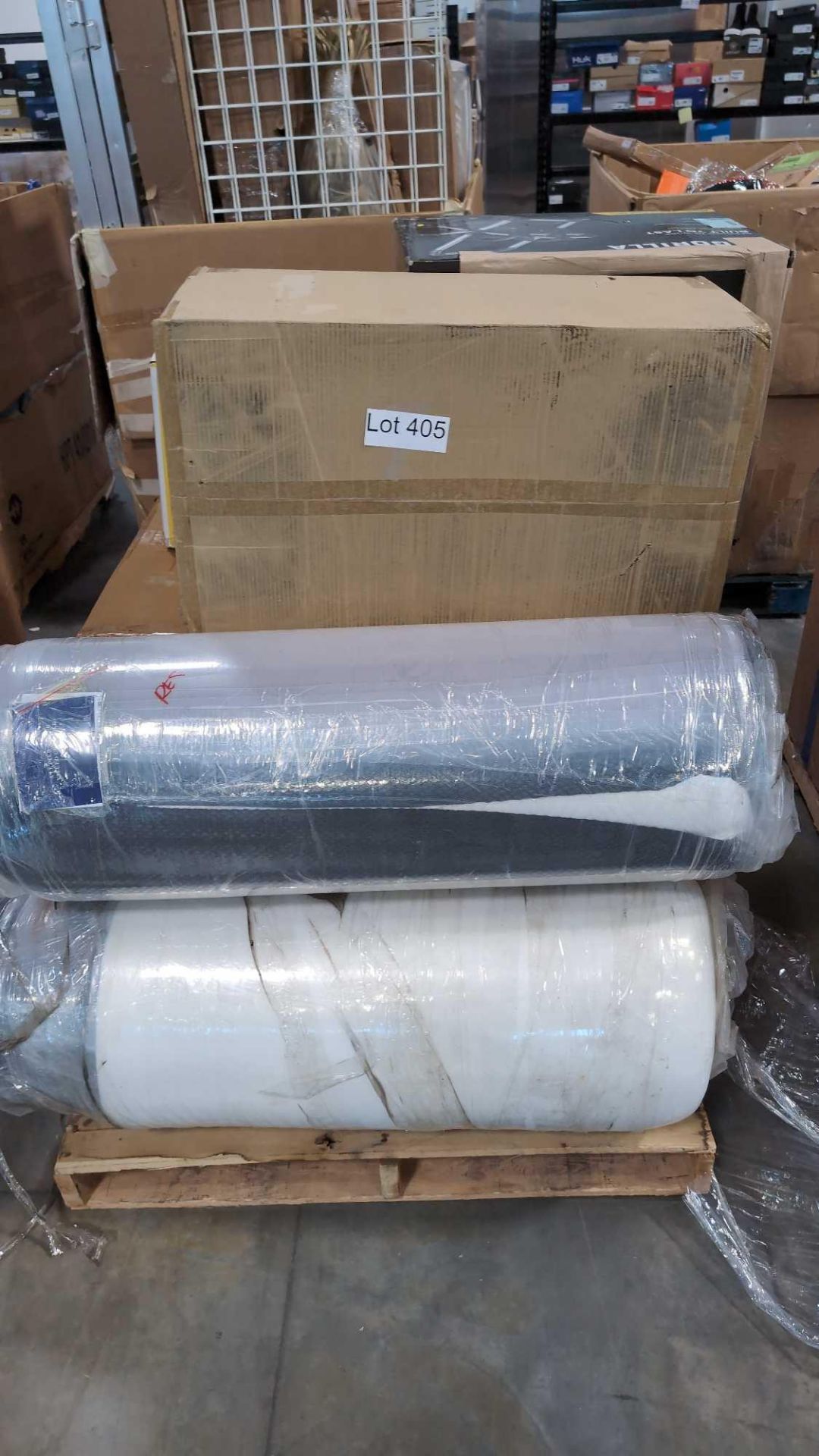 Rolled Mattress, gorilla cart hose reel, Franking machine acessory, Cooker, Two Cabinets