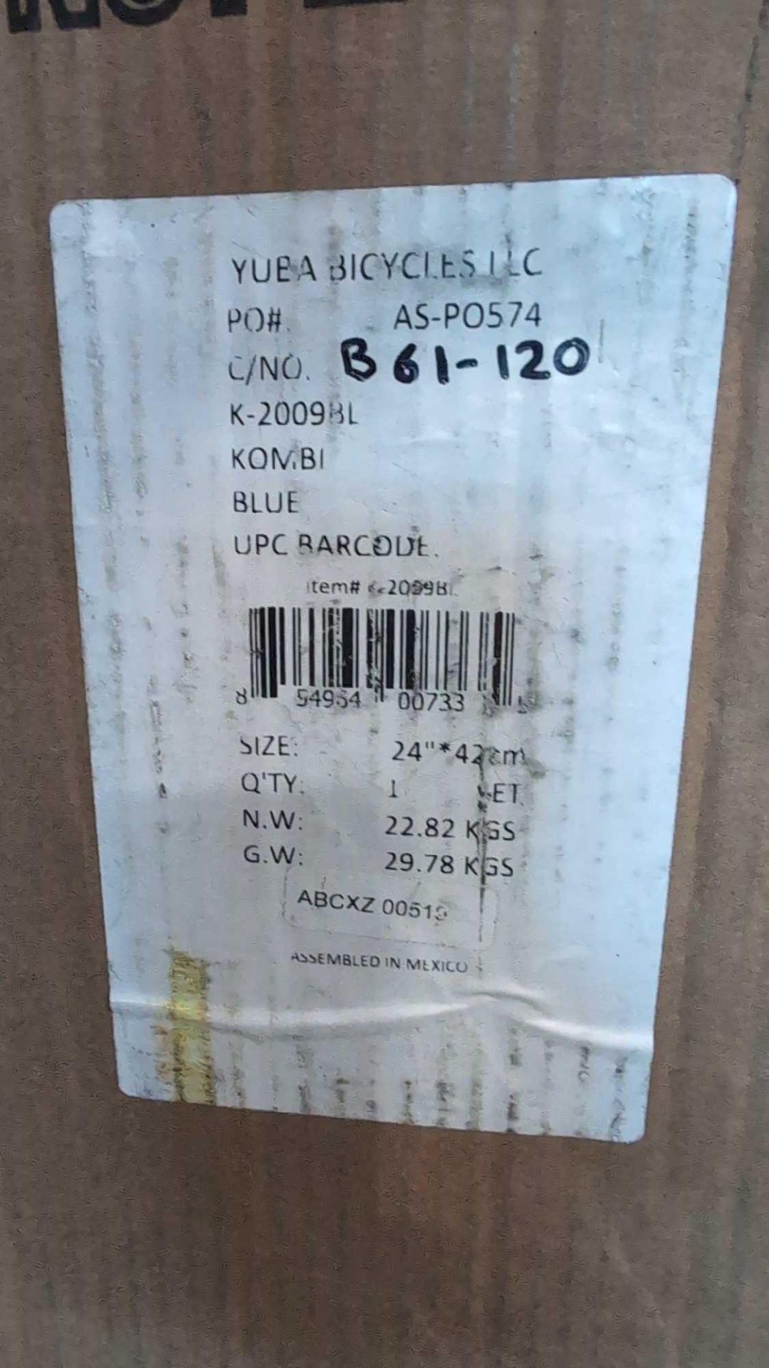 Yuba Kombi Cargo Bike - Image 6 of 9