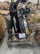 Indutrial/Auto- Dolly, car parts, ladder, exhaust, fence stakes and more