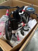 Rug pad, kids bike, Beyour walker, umbrellas and more