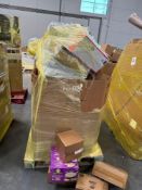 big box store in a box: Creamer, Clothing, folgers, alway, annies mac and cheese, tide, pet food, be