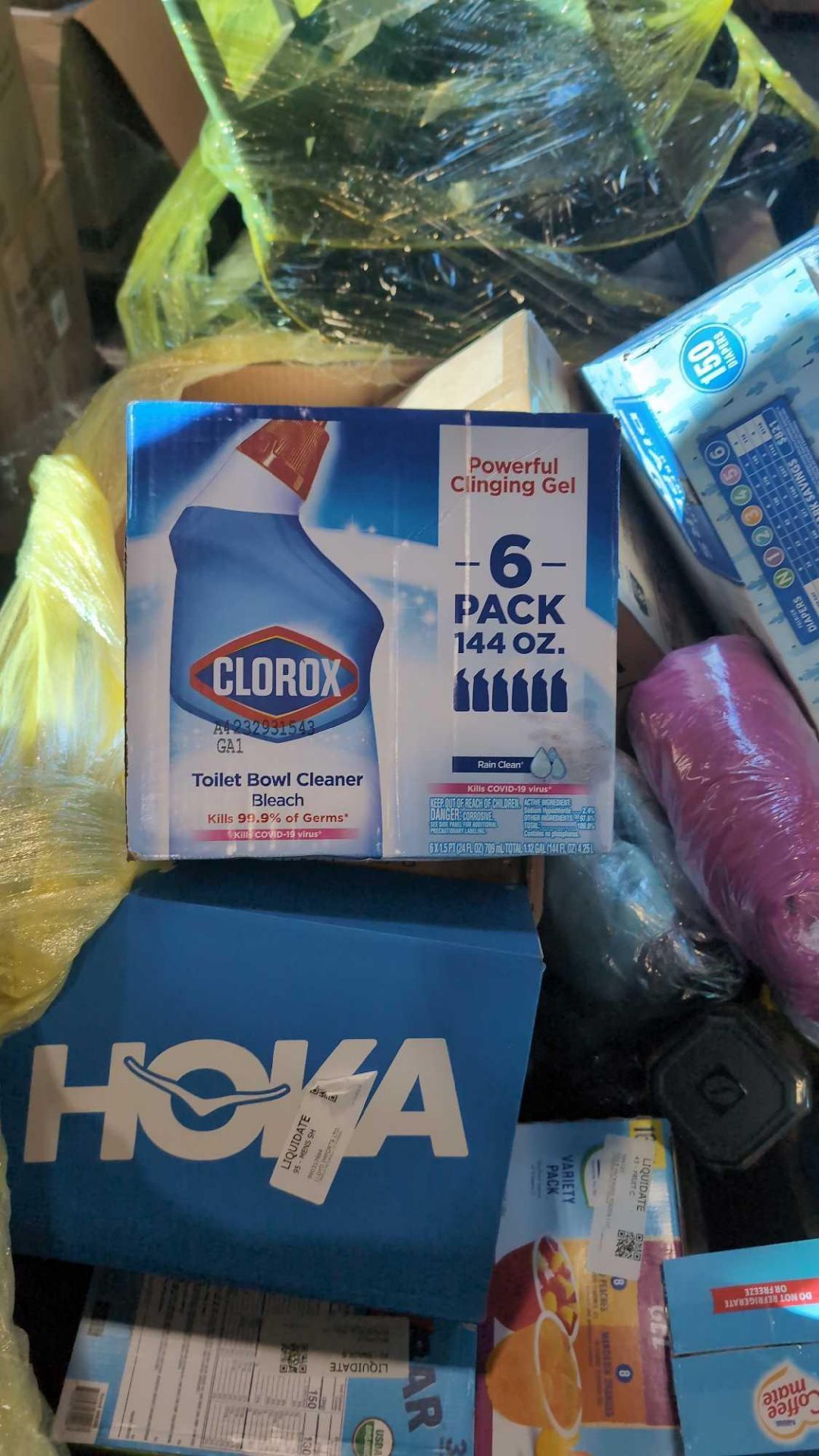 Big box store in a box: Hoka, Diapers, Cafe lights, coffee mate fruits, vital proteins, clothing, Cr - Image 5 of 9