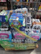 beverages such as fairlife, water, Sunny D, protein drinks, Gatorade zero