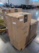 Holiday Pallet: twisted Sphere, Spruce Pine tree, Oversized bell, and more