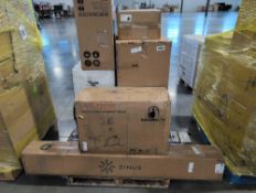 Full Zinus, Motion Sensor Can, Marcy Recumbent, Mattress and more