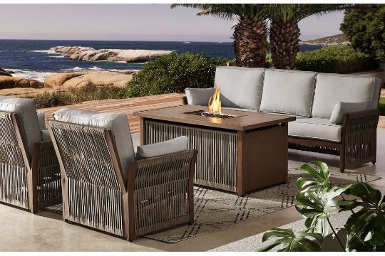 Monterrey Collection 4-Piece Deep Seating with fire - Image 1 of 6