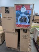 spiral cone tree pre-lit, three-piece pre-lit animated iced deer family, 7-ft decorative ornament tr