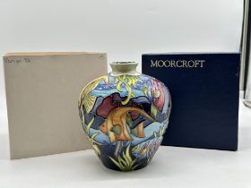Moorcroft Pottery - Martinique Pattern Vase. Good