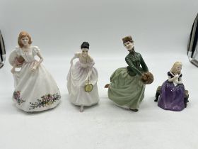 Four Royal Doulton Figurines to include Joanne HN3