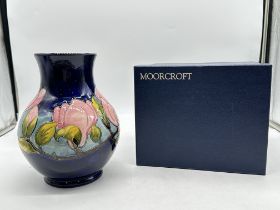 Moorcroft Pottery - Pink Magnolia Pattern Vase. G