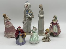 Collection of Figurines to include Wedgewood, NAO,