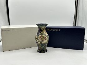 Moorcroft Pottery - Hellebore Pattern Vase. Good