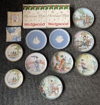 Collection of Plates to include Wedgewood Christma