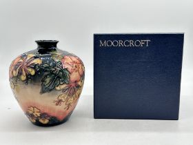 Moorcroft Pottery - Oberon Honeysuckle Pattern Vas