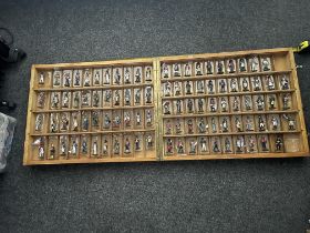 Large Collection of Miniature Lead Soldiers in a W