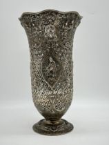 Oriental Style 800 Germany Hallmarked Vase. Total