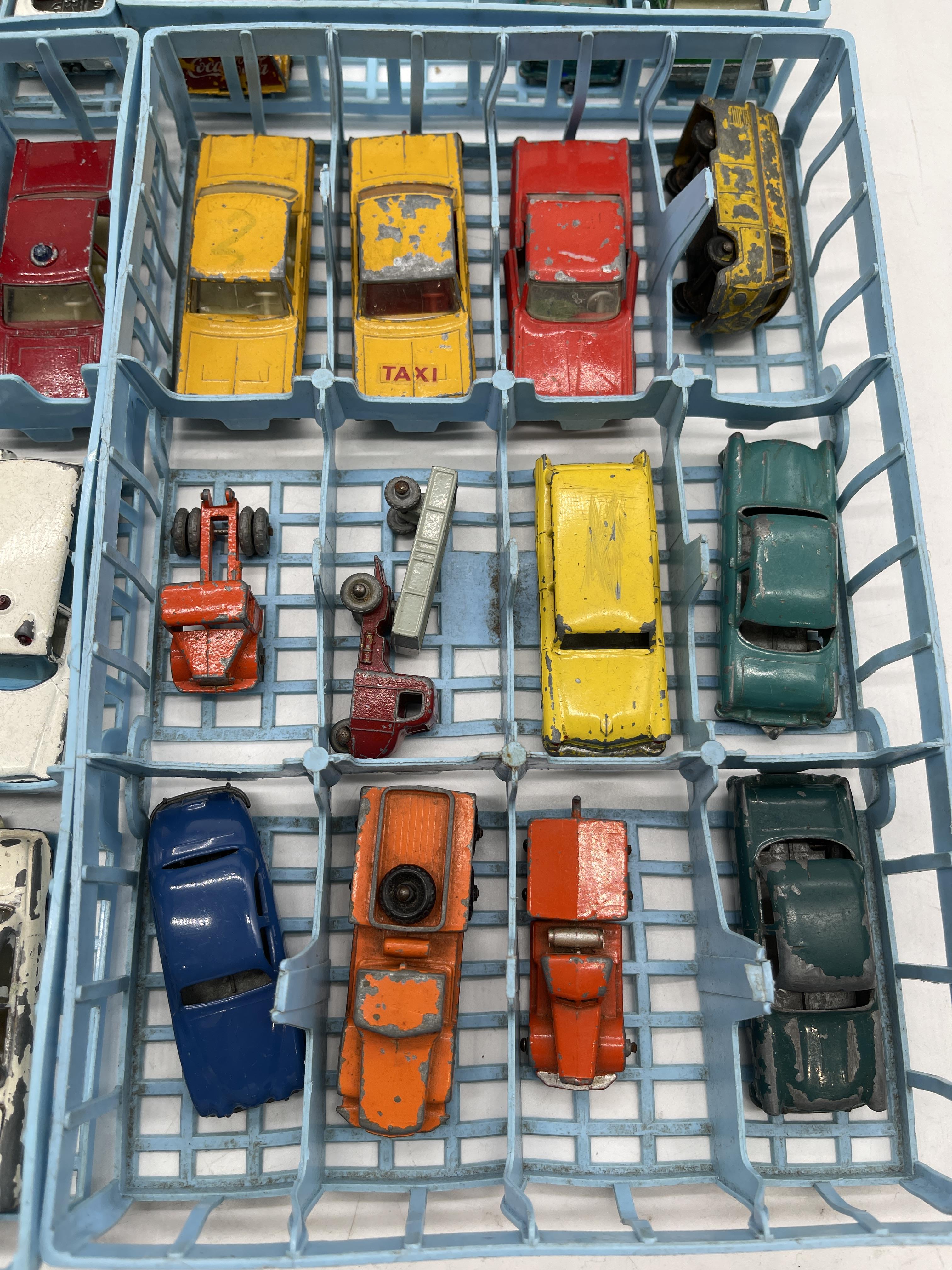 Two boxes of vintage play-worn vehicles - Image 10 of 11