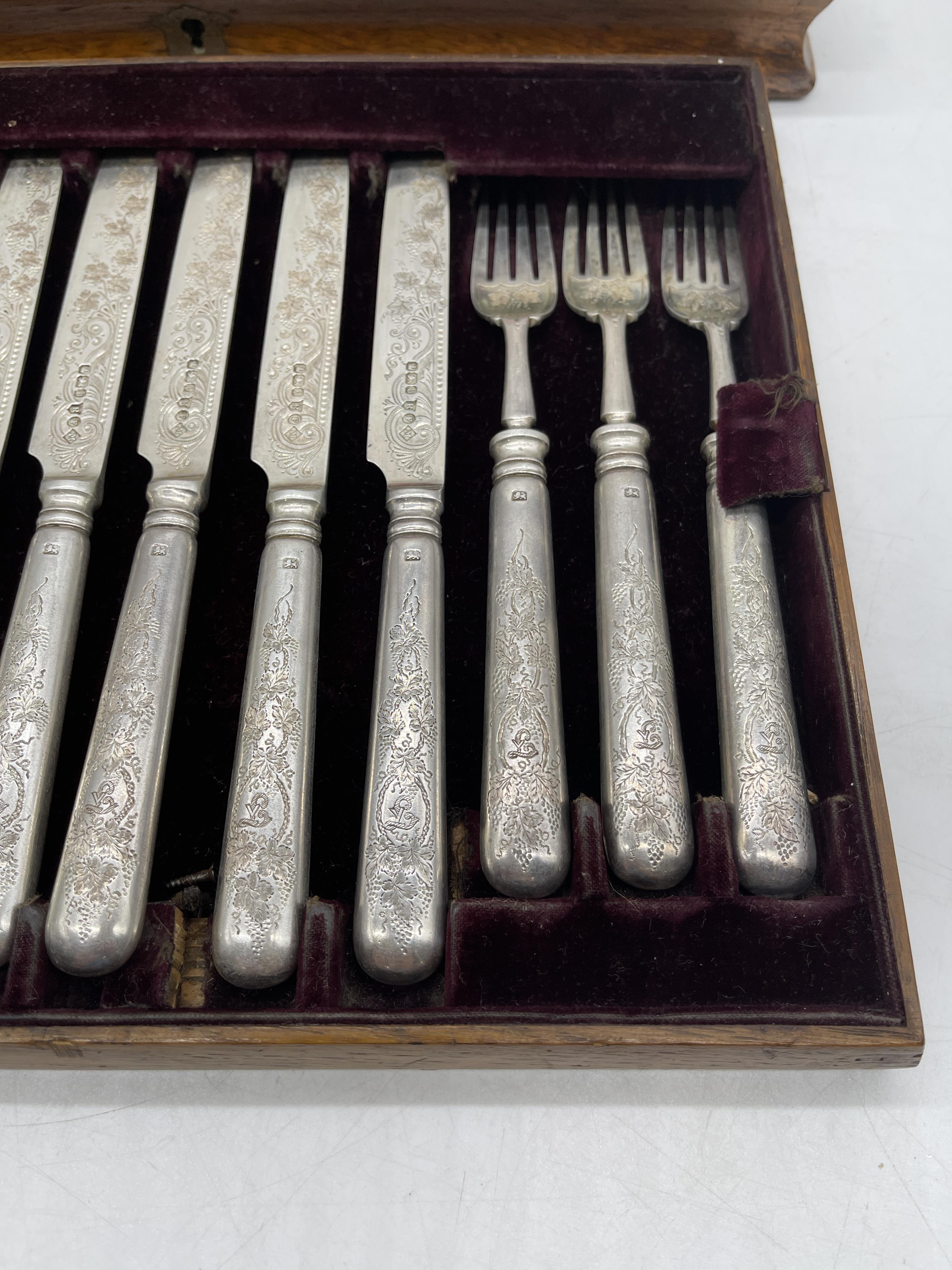 Two Silver Cutlery sets - Image 10 of 11