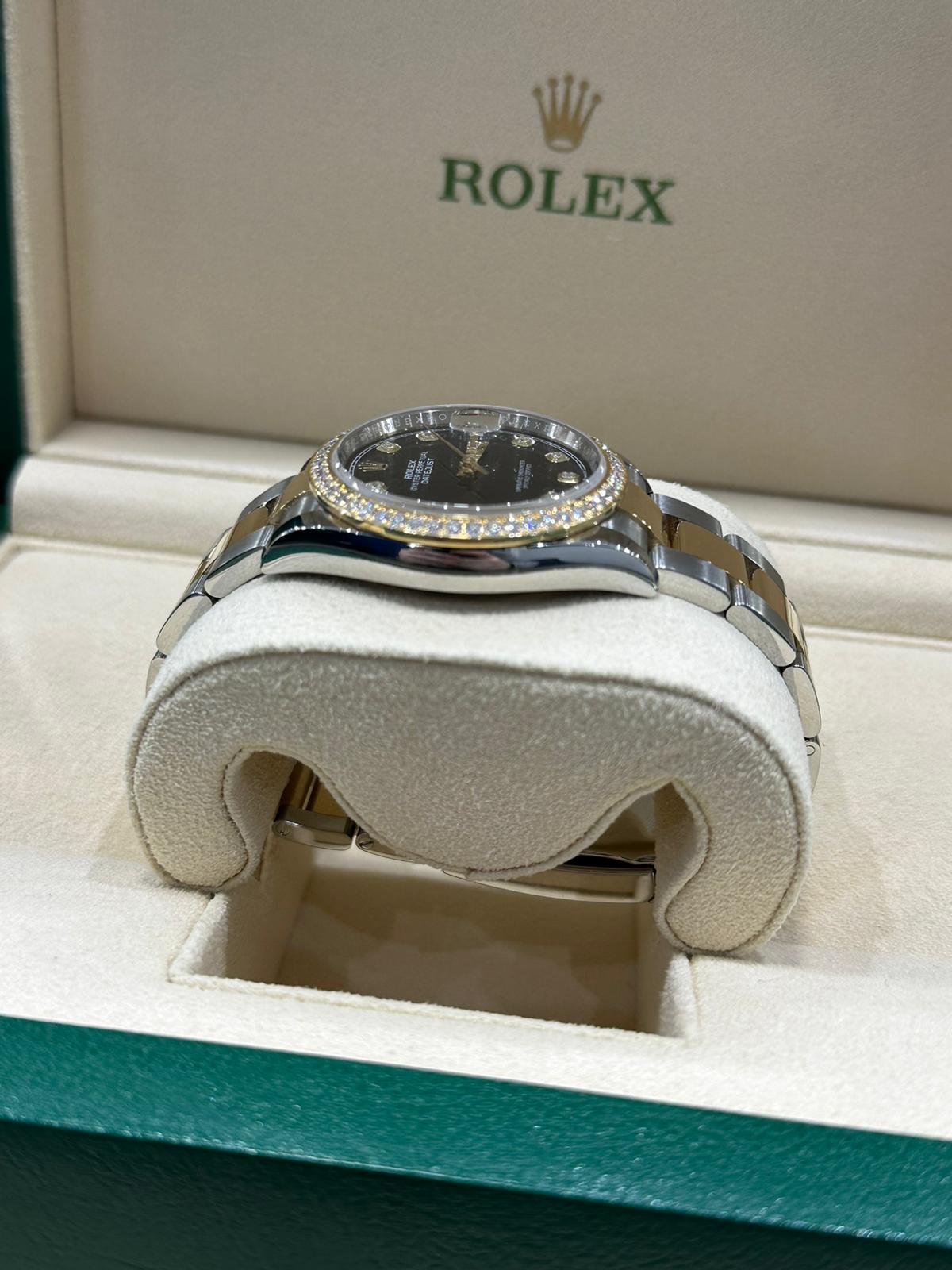 Rolex Datejust 36mm Steel&Yellow Gold with Factory diamond dial&bezel126283RBR 2019 with box/papers - Image 2 of 8