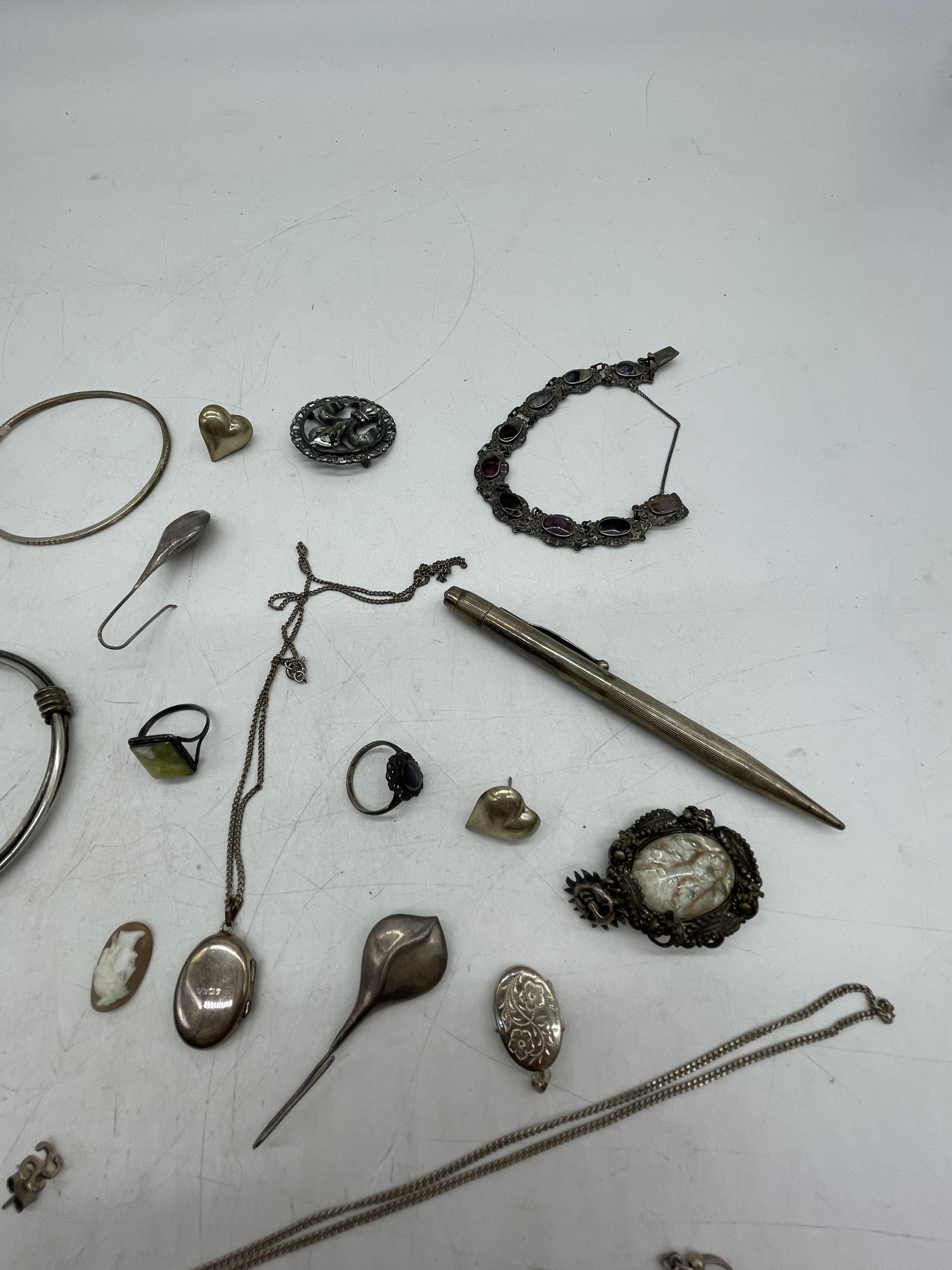 Mixed Silver Jewellery - Image 5 of 16