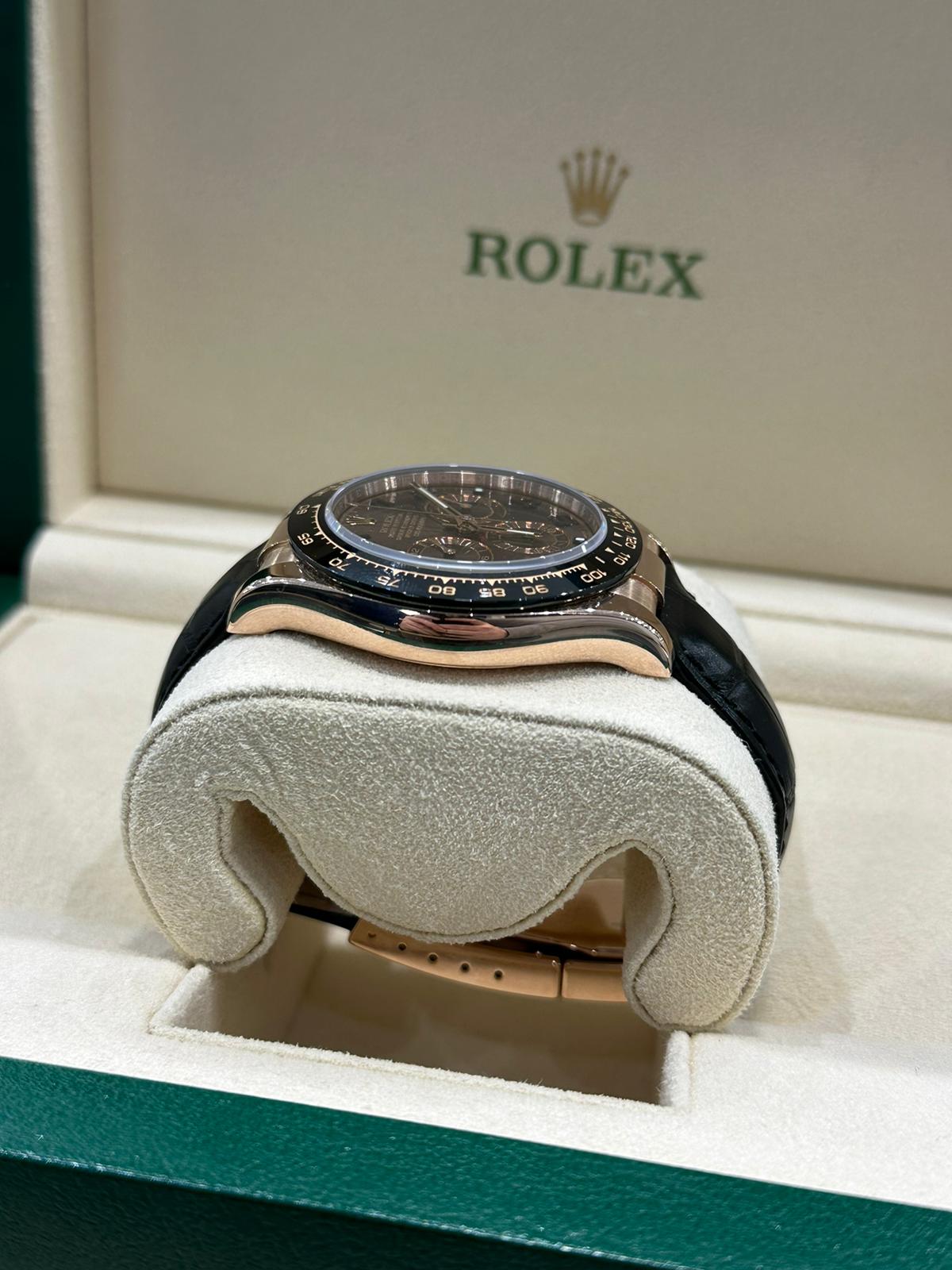 Rolex Daytona Chocolate with Leather bracelet 116515LN 2013 with box and papers. - Image 2 of 8
