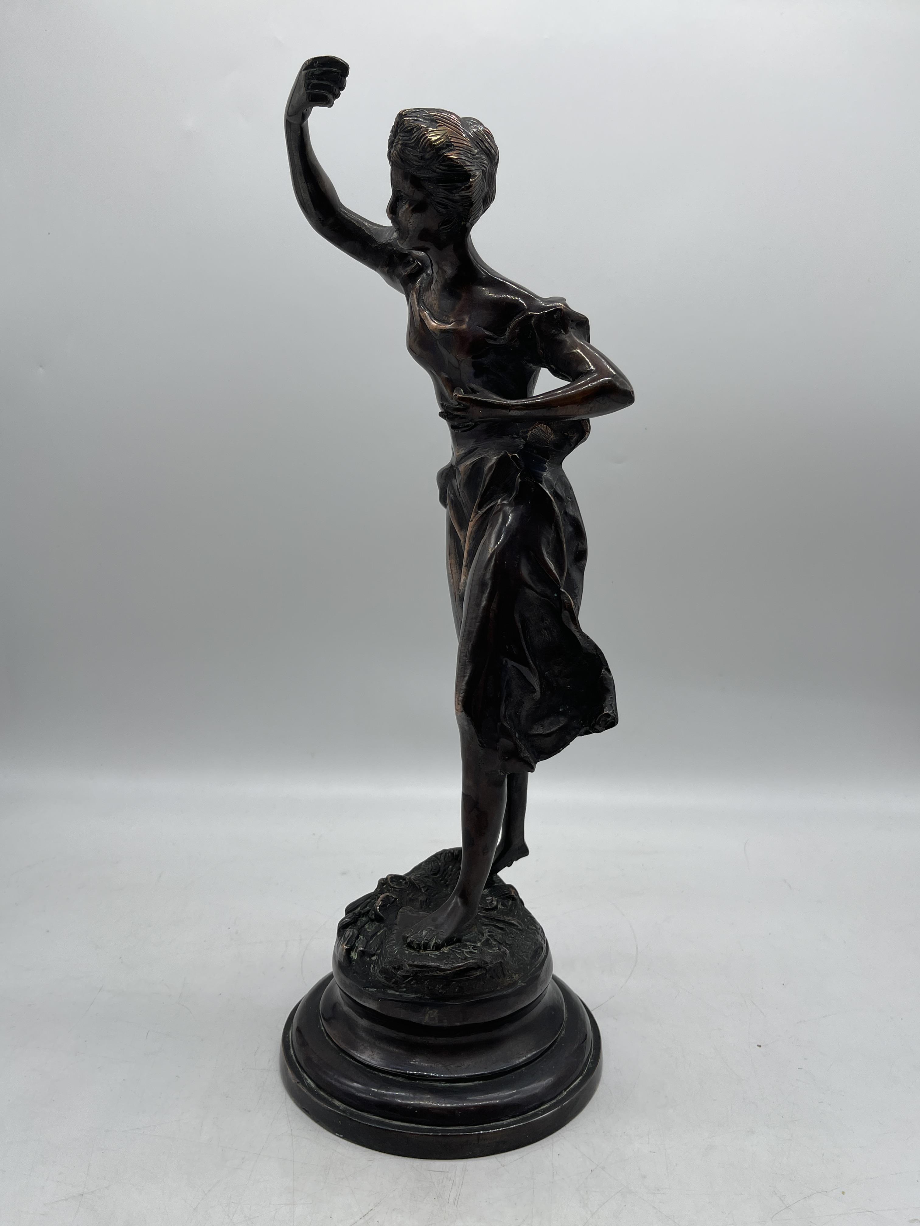 Bronze Statue signed after Rousseau - Image 2 of 9