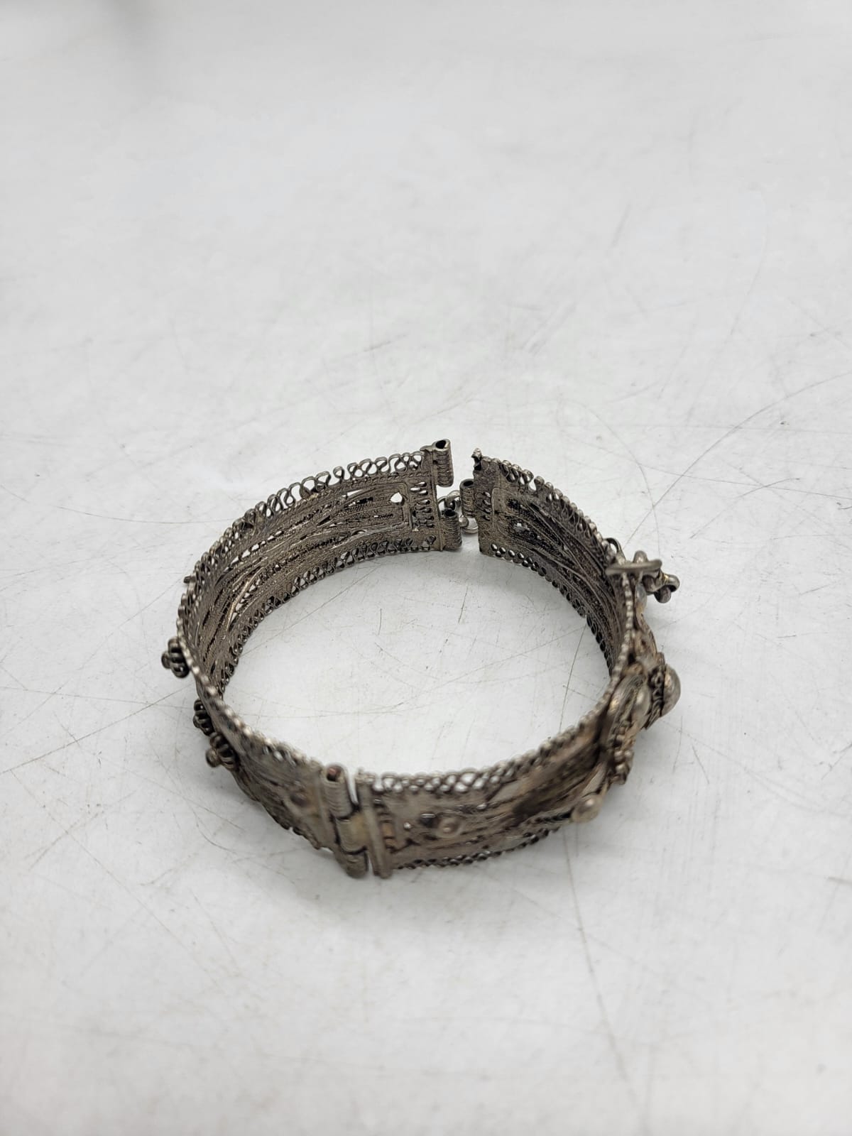 Two Silver Bracelet and Silver Coloured Bangle. T - Image 18 of 19