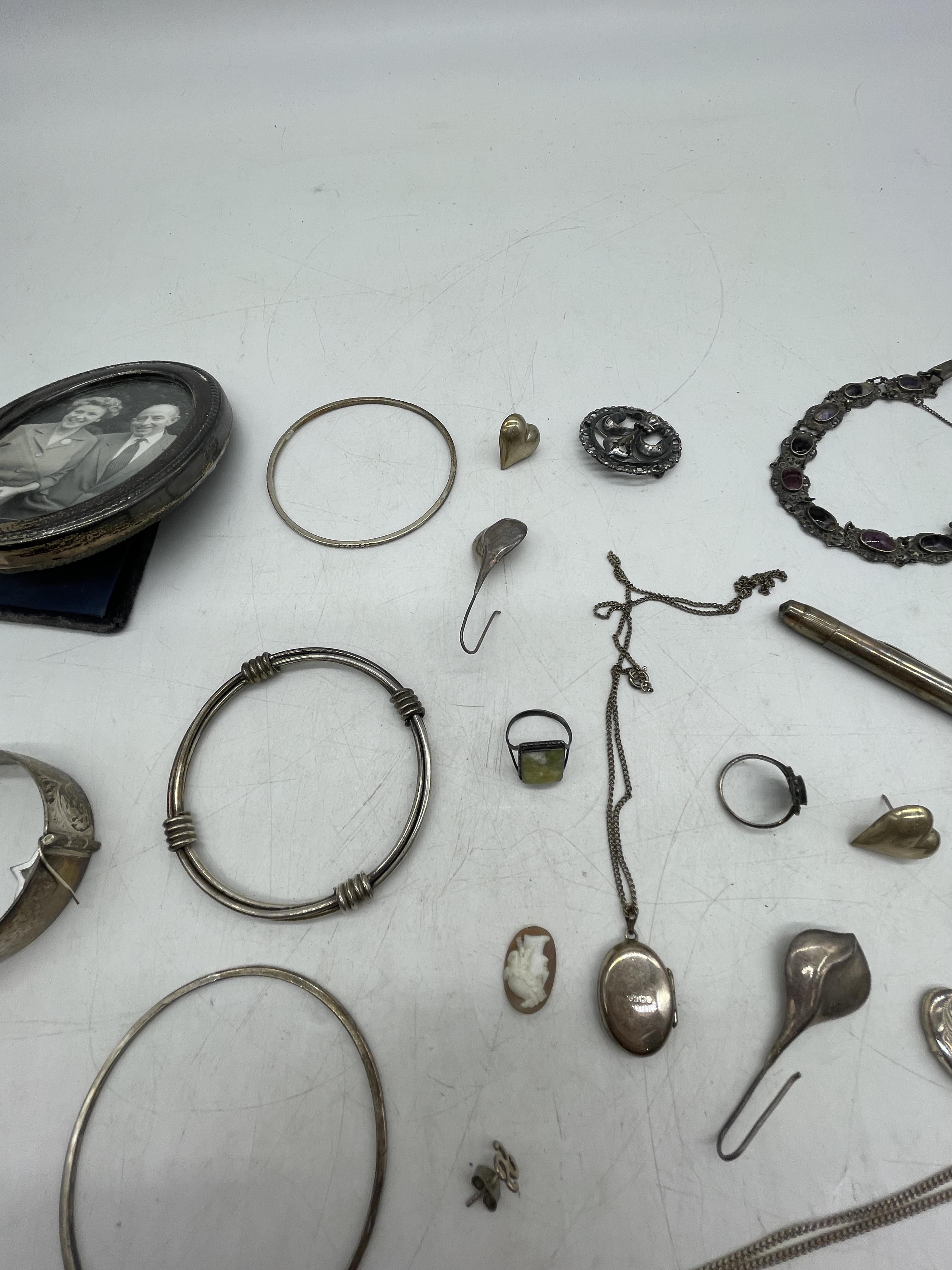 Mixed Silver Jewellery - Image 4 of 16