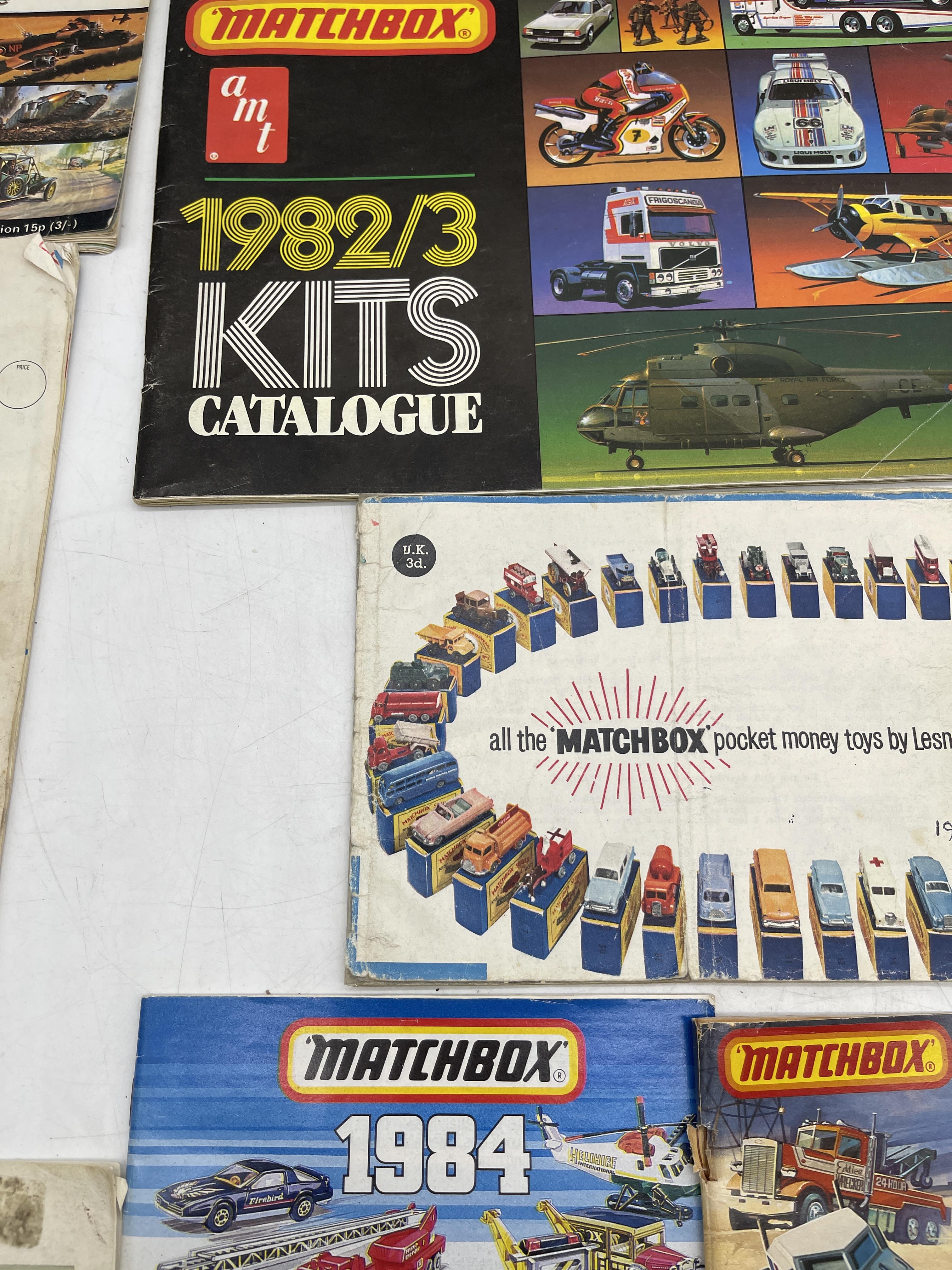Vintage model car catalogues to include matchbox pocket money 1960s - Image 10 of 20