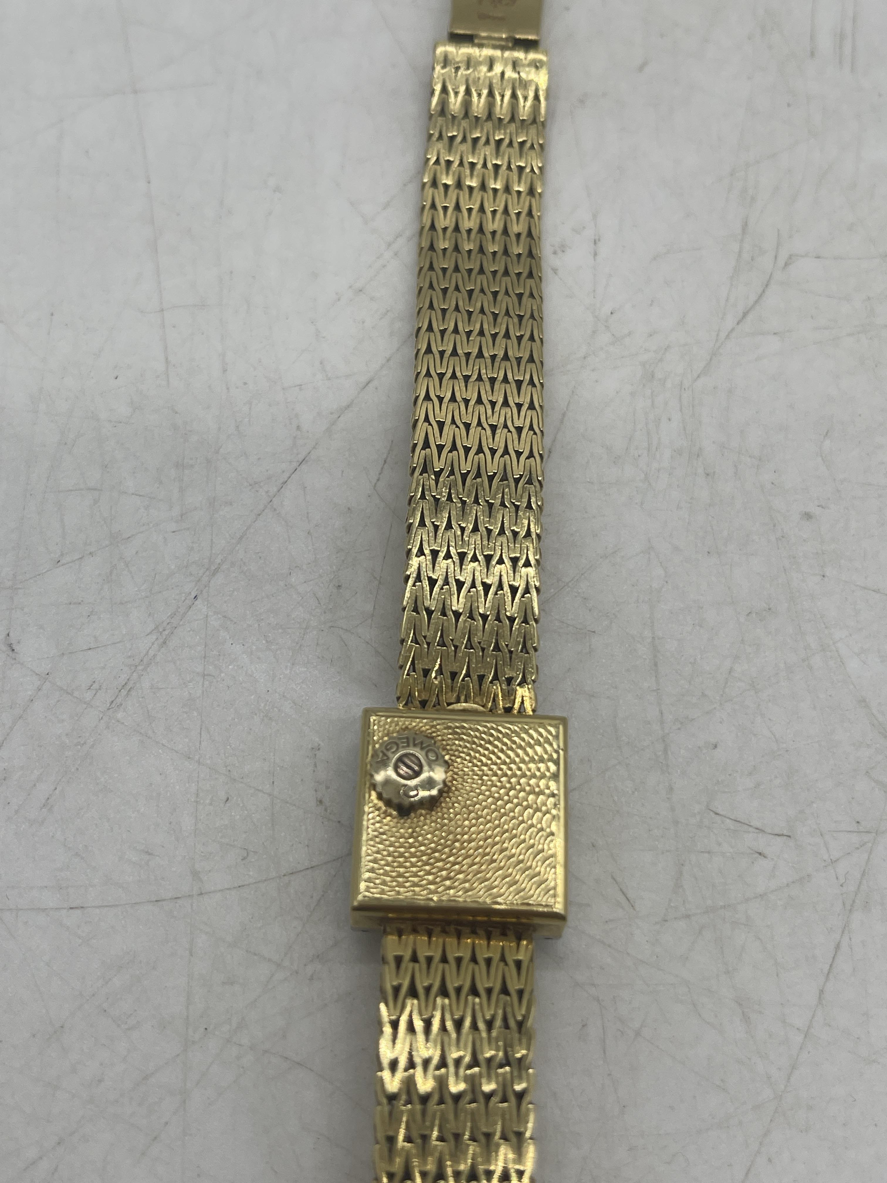 Omega 18ct Hallmarked Gold Ladies Watch. - Bild 11 aus 12