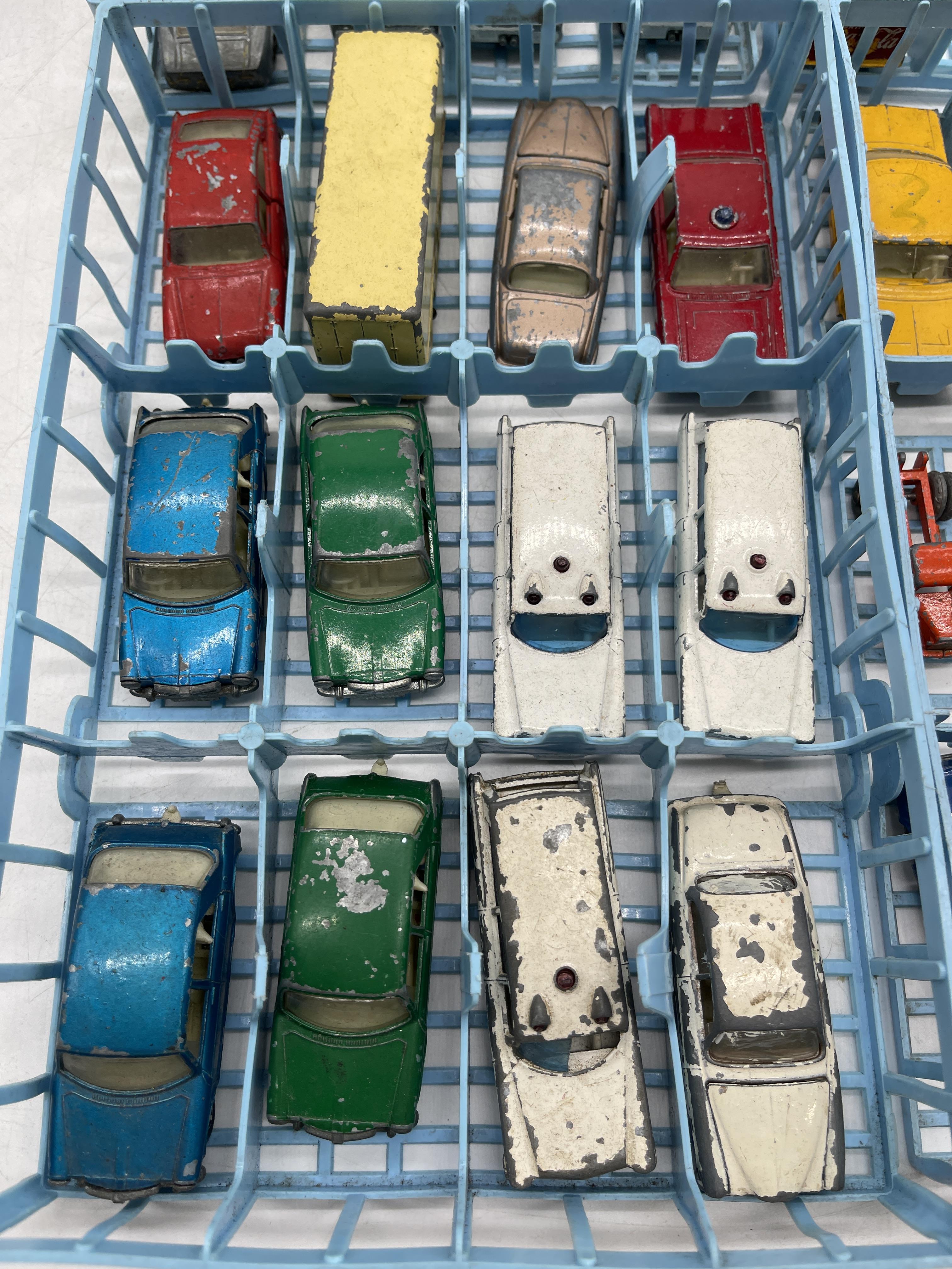 Two boxes of vintage play-worn vehicles - Image 9 of 11