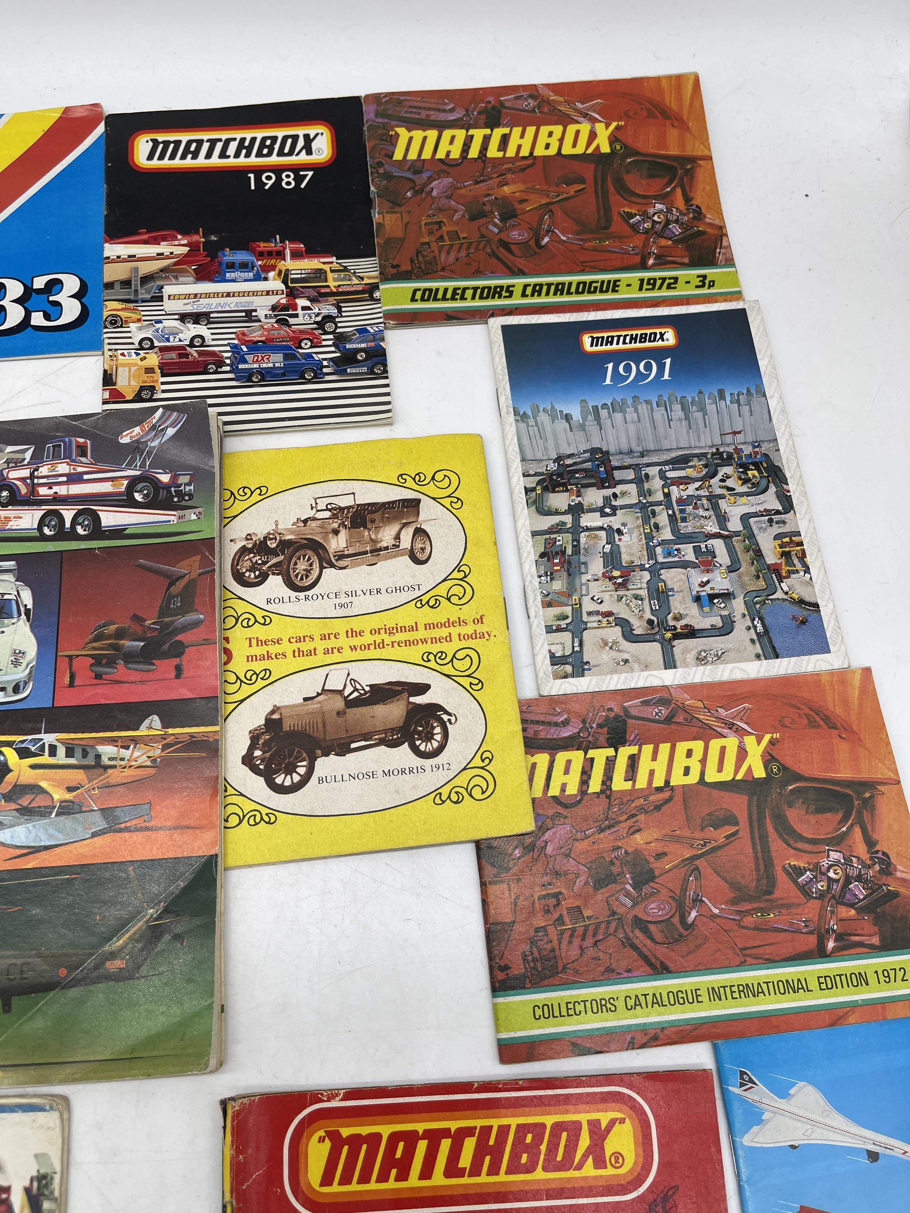Vintage model car catalogues to include matchbox pocket money 1960s - Image 8 of 20