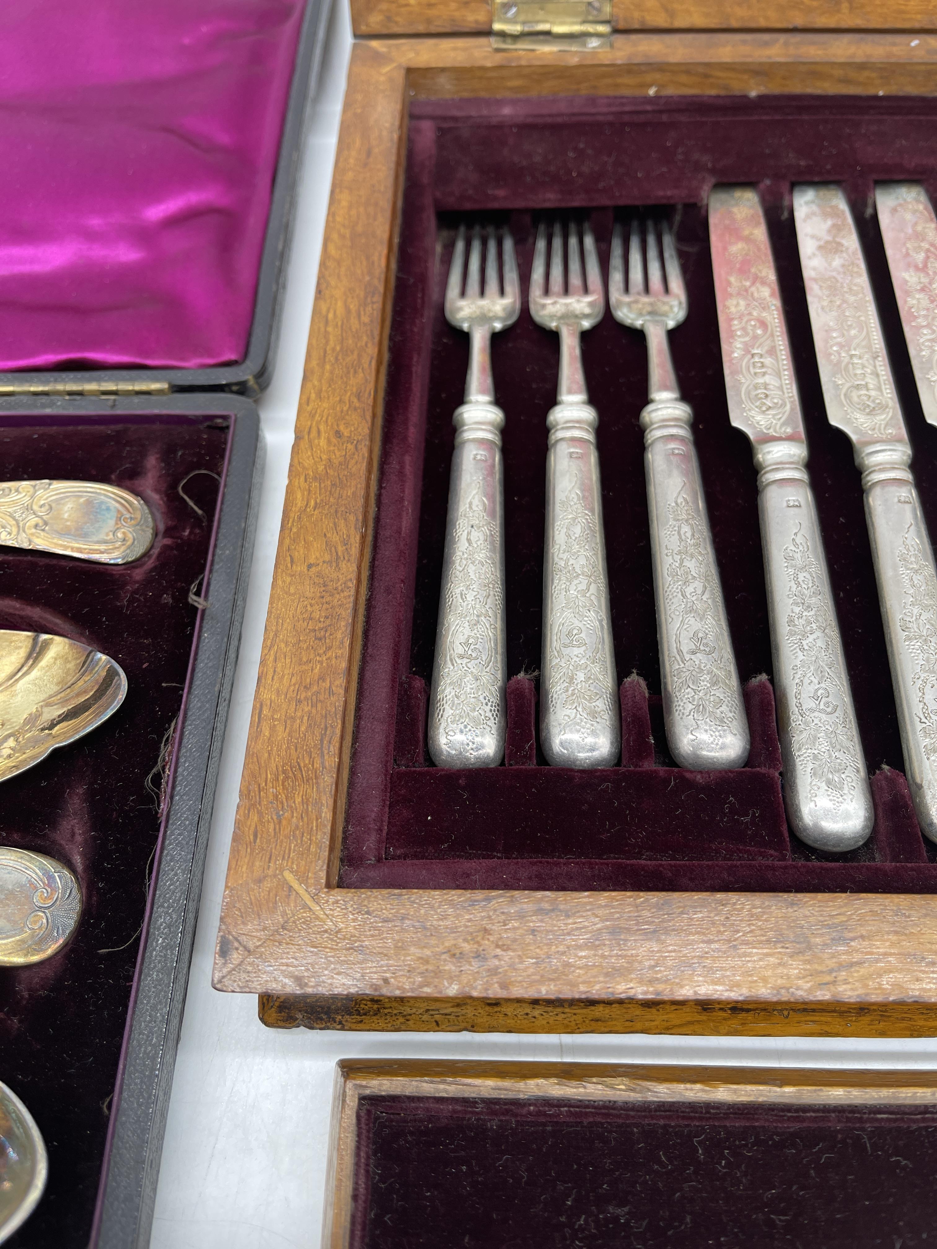 Two Silver Cutlery sets - Image 5 of 11