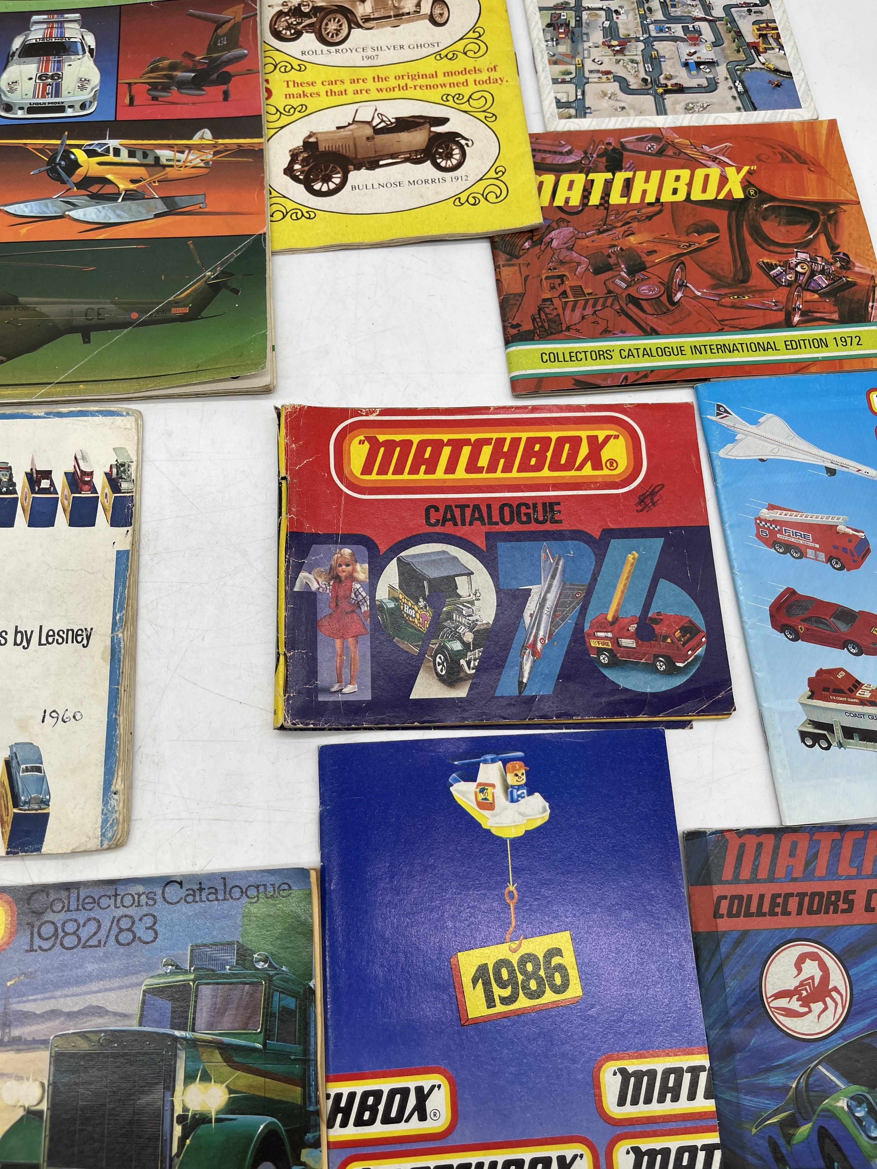 Vintage model car catalogues to include matchbox pocket money 1960s - Image 12 of 20