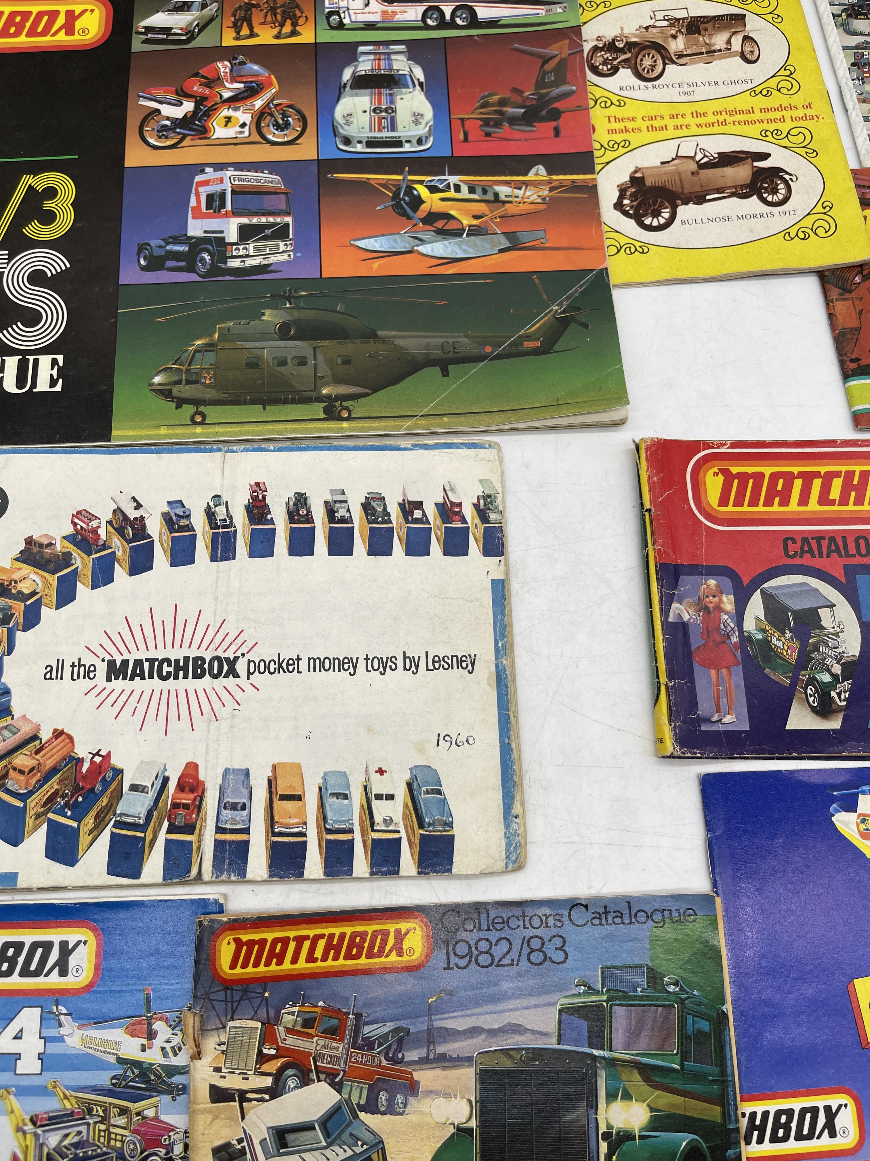 Vintage model car catalogues to include matchbox pocket money 1960s - Image 11 of 20