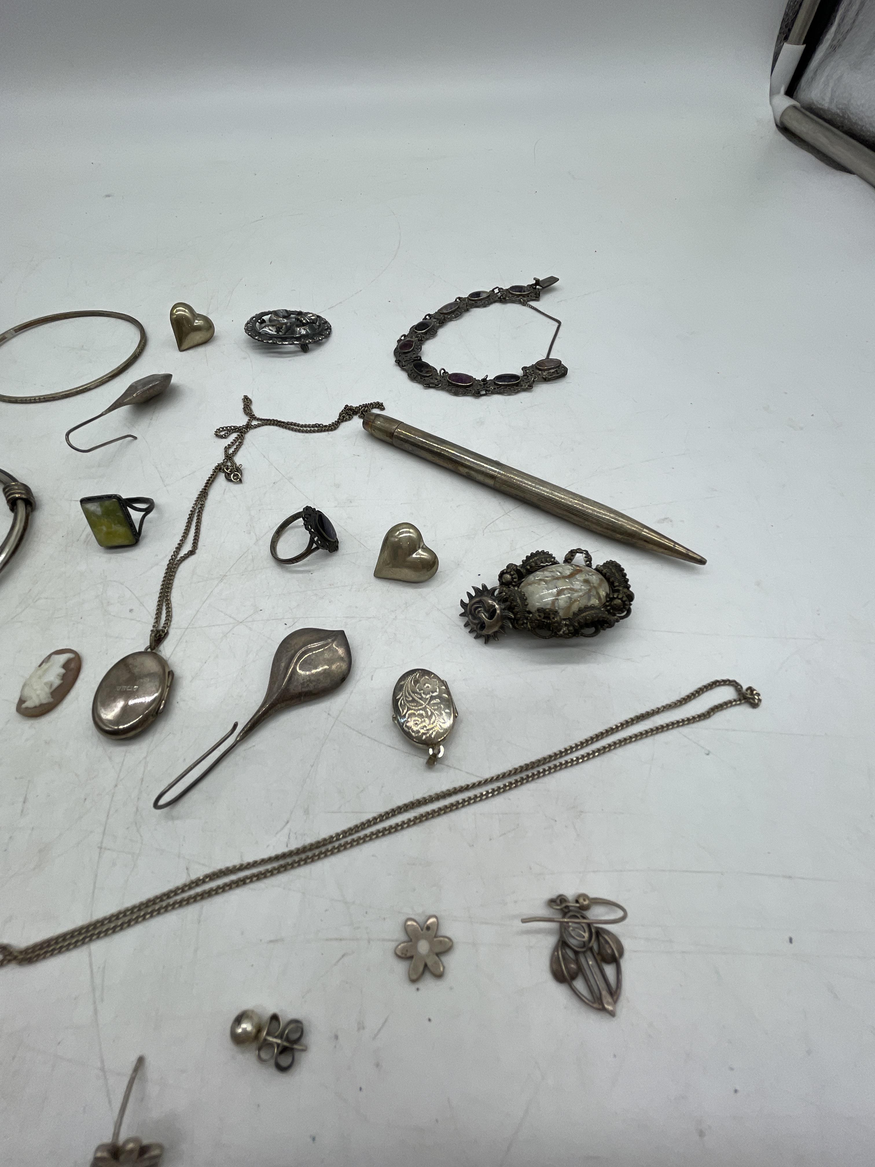 Mixed Silver Jewellery - Image 9 of 16